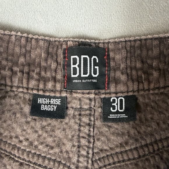 BDG Urban Outfitters Women's Corduroy Pants High Rise Baggy Brown Size 30. - Picture 3 of 9